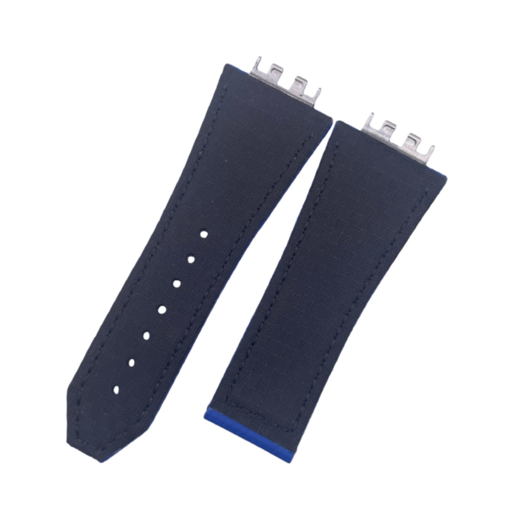 Compatible with Hublot Big Bang 441 Indigo Nylon Pattern Fluororubber Strap