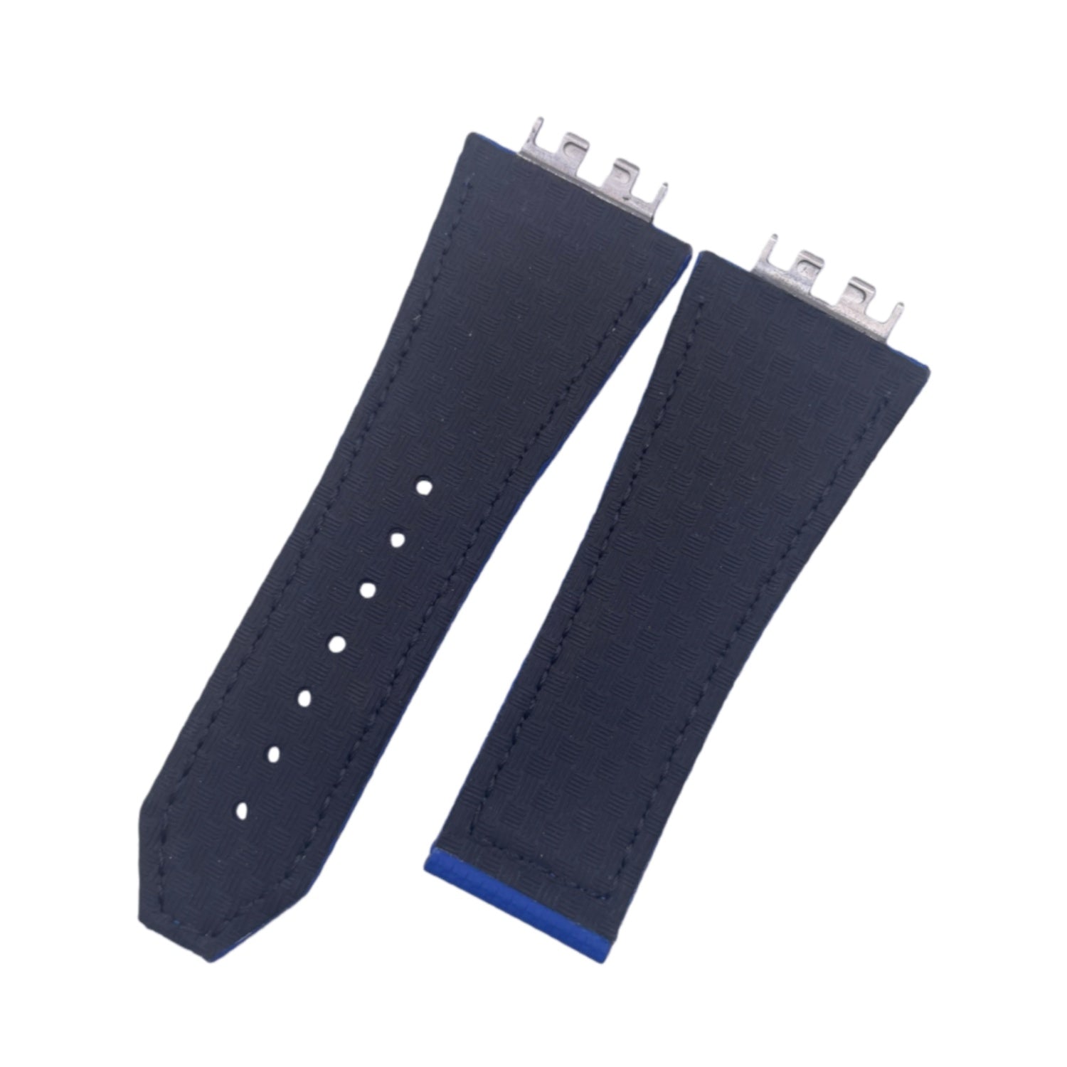 Compatible with Hublot Big Bang 441 Indigo Nylon Pattern Fluororubber Strap