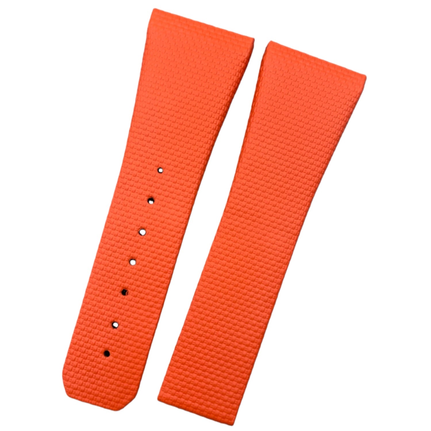 Custom Handmade Nylon Texture Fluororubber Watch Strap for OMEGA Constellation Series (Model: 1819.51.91, 28mm)