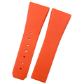 Custom Handmade Nylon Texture Fluororubber Watch Strap for OMEGA Constellation Series (Model: 1819.51.91, 28mm)