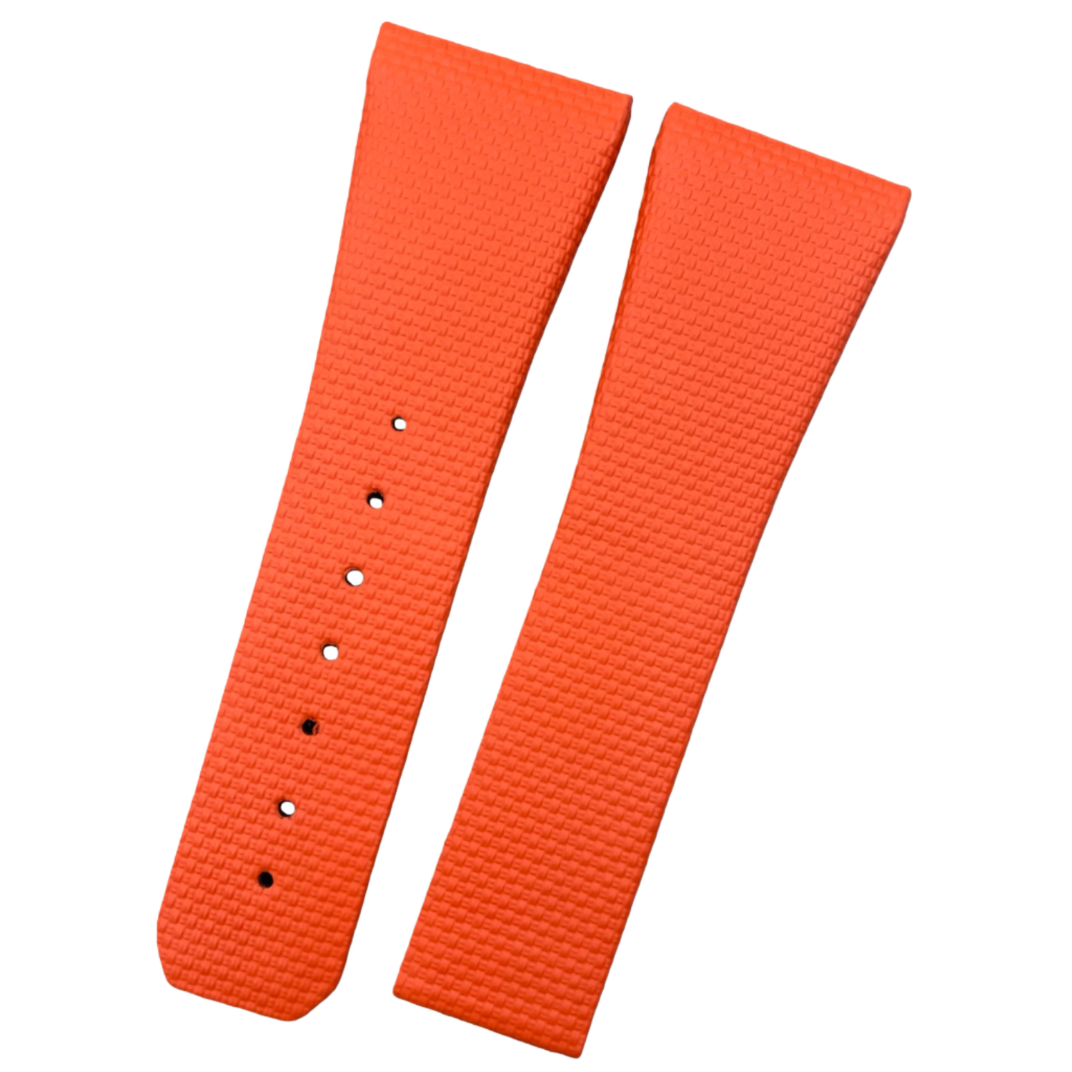 Custom Handmade Nylon Texture Fluororubber Watch Strap for OMEGA Constellation Series (Model: 1819.51.91, 28mm)