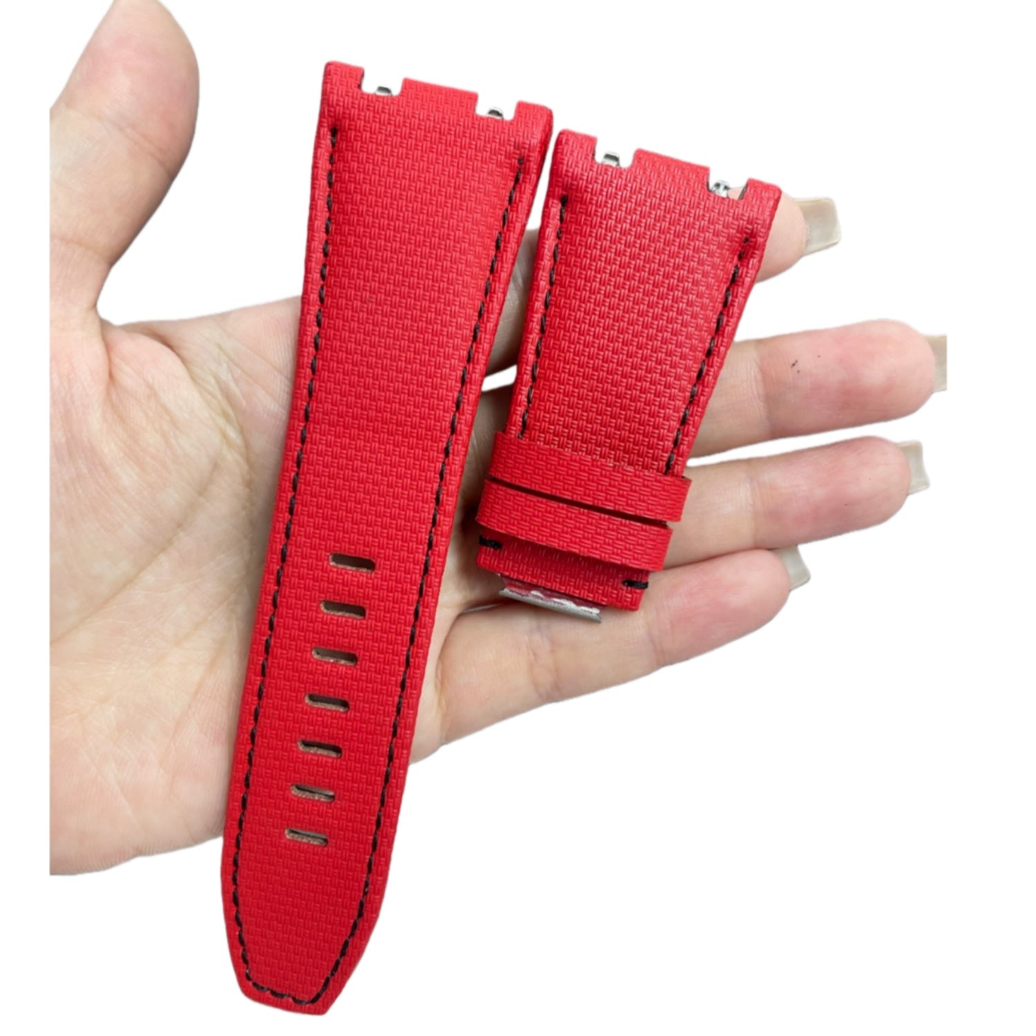 Compatible with Audemars Piguet, Tiffany Color Rubber Watch Strap