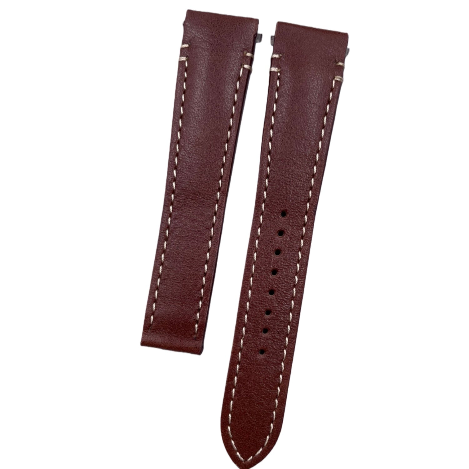 Fits Cartier Santos Series WJSA0013 Deep Brown Matelassé Leather Quick-Release Foldover Handmade Watch Strap