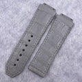 Compatible with Hublot Big Bang Classic Fusion 501/521 ALLIGATOR Folding Genuine Leather Strap