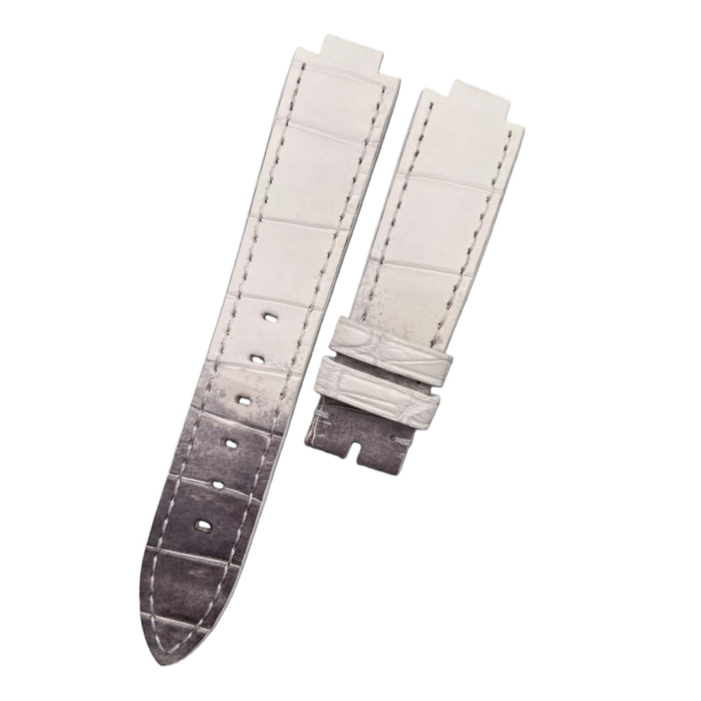 Fits LV Smart Watch ALLIGATOR Handmade Custom Genuine Leather Quick-Release Watch Strap