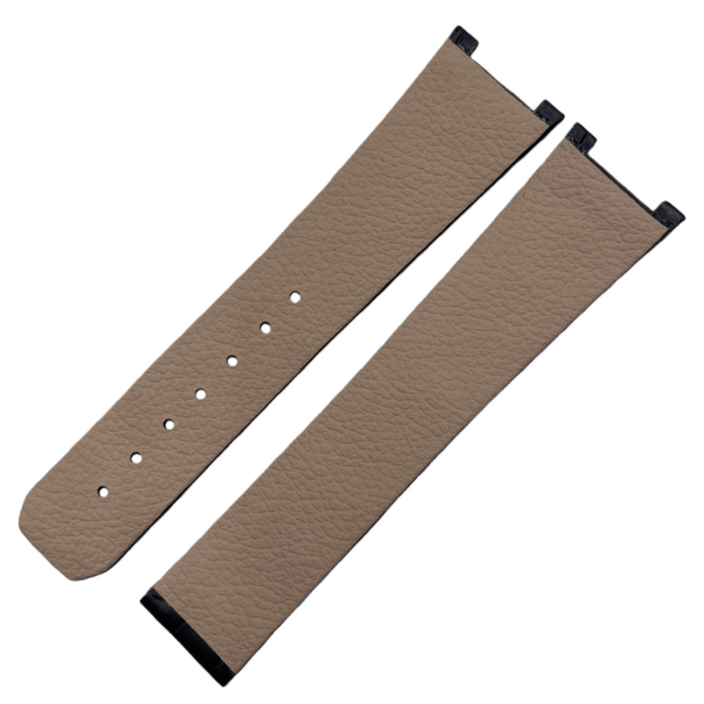 Compatible with Omega Constellation Series 35.5 Dial 23 Lug Polished Blue ALLIGATOR Strap