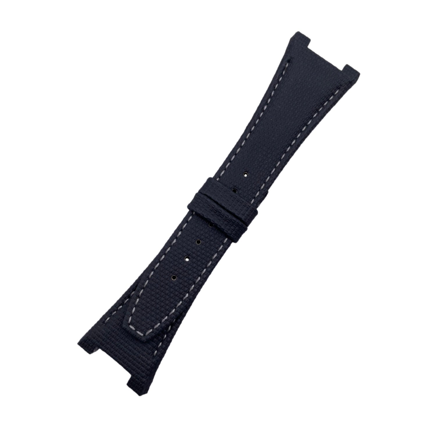 Compatible with IWC Engineer IW379201 Black Nylon Pattern Fluororubber Strap