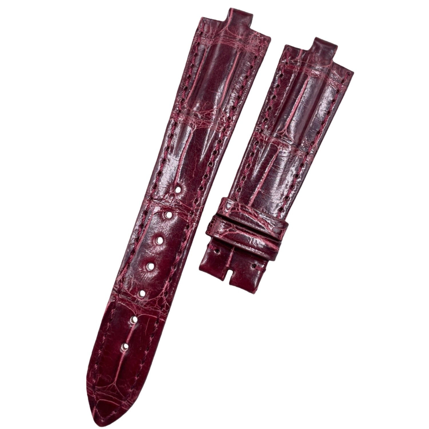 Watch Strap for BVLGARI 103383 Series - Black Nylon-Textured Rubber Strap