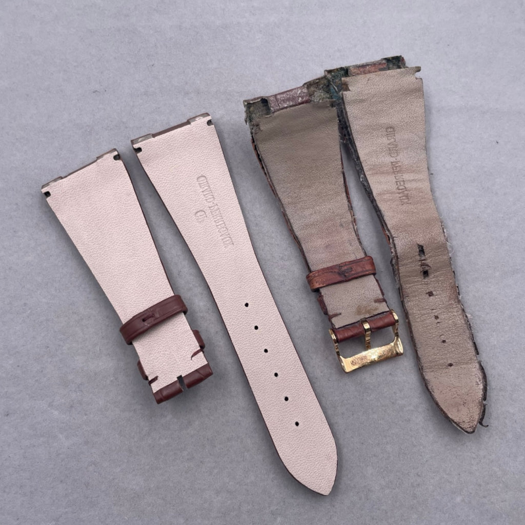 Handcrafted Custom ALLIGATOR Leather Strap for Girard-Perregaux 1945 Series 25805/25815 (Headsnap Version)