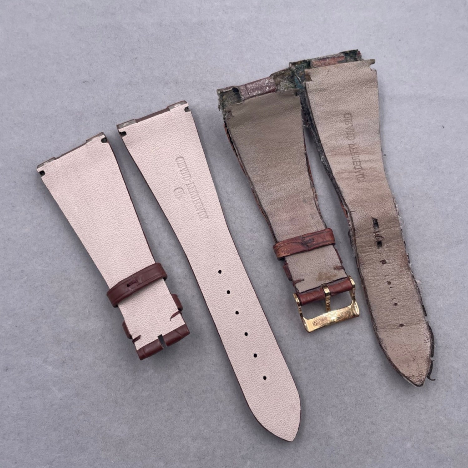 Handcrafted Custom ALLIGATOR Leather Strap for Girard-Perregaux 1945 Series 25805/25815 (Headsnap Version)