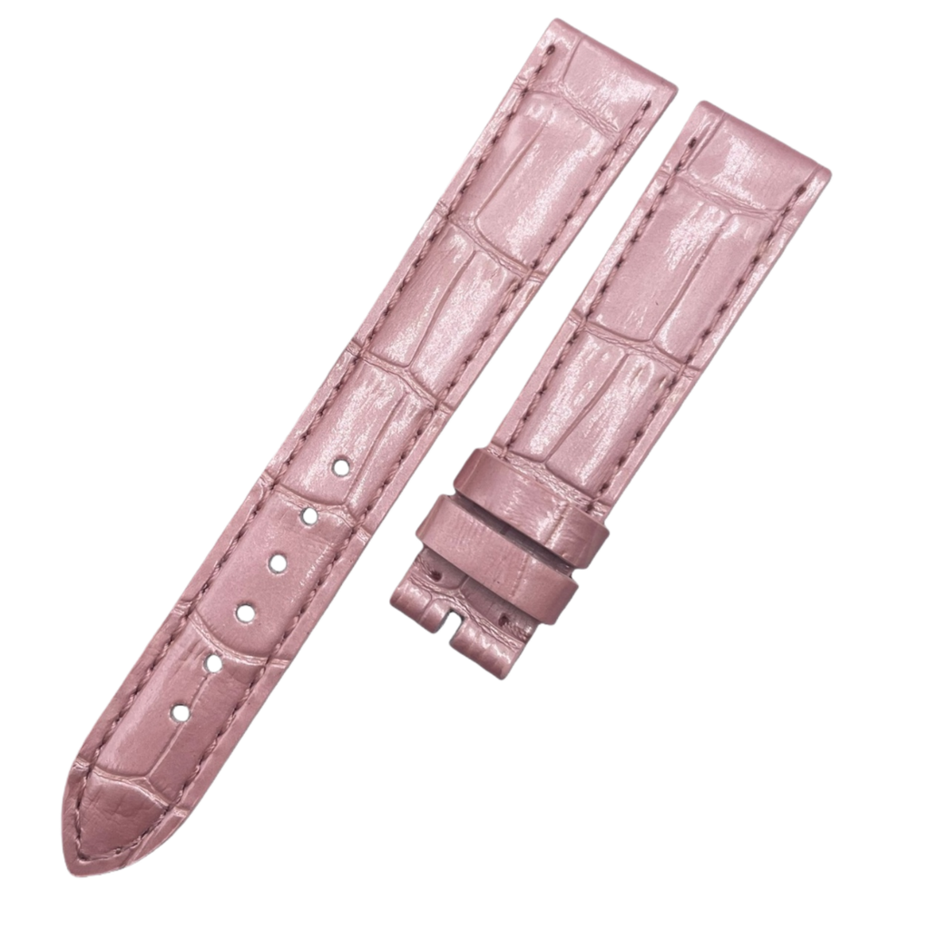 Fits Vacheron Constantin 1792 Series 25010 Pearlescent Pink ALLIGATOR Ladies Handmade Custom Watch Strap