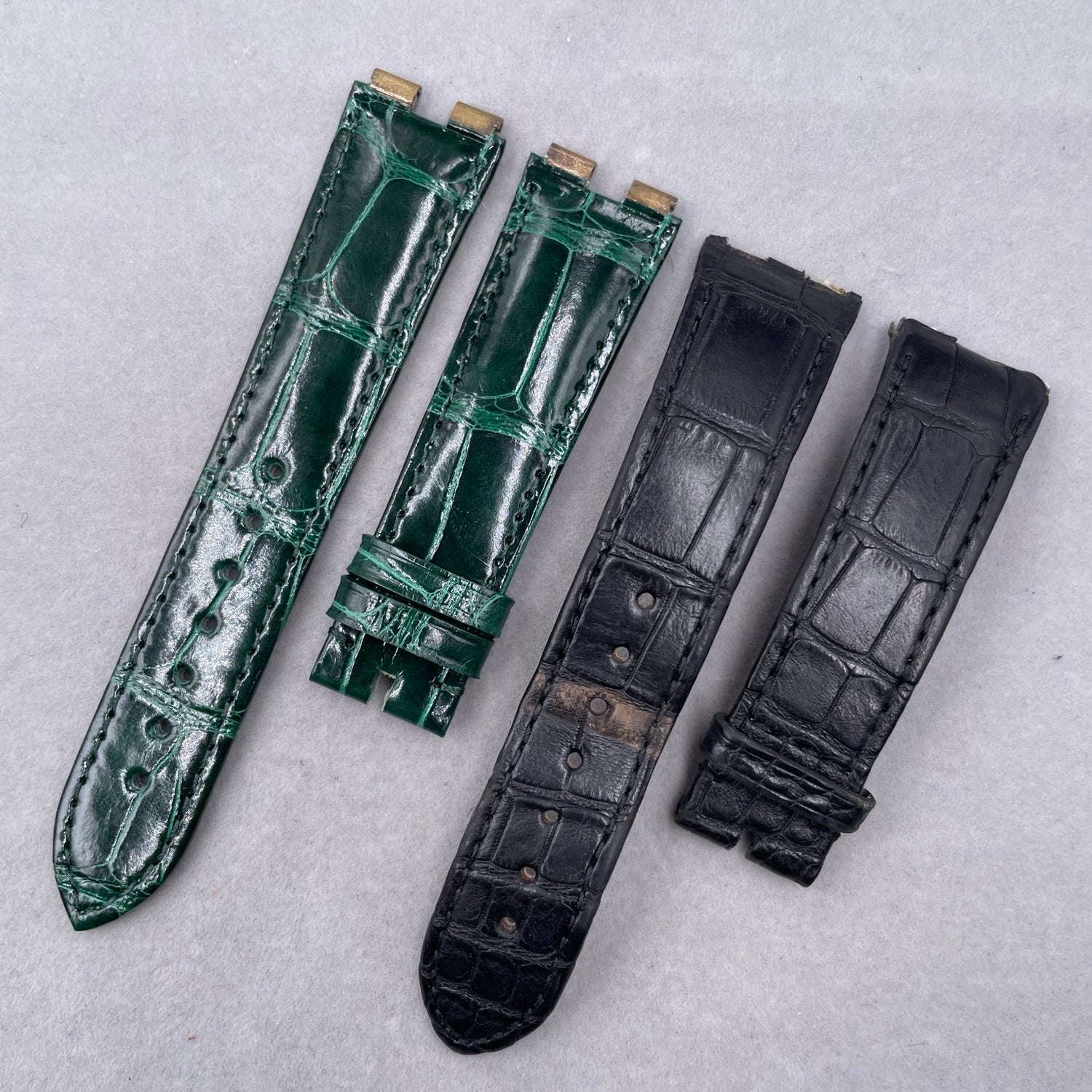 Alligator Leather Watch Strap for Piaget POLO G0A31159/G0A32040 Series - 21mm Handmade Custom Brown Alligator Leather Strap