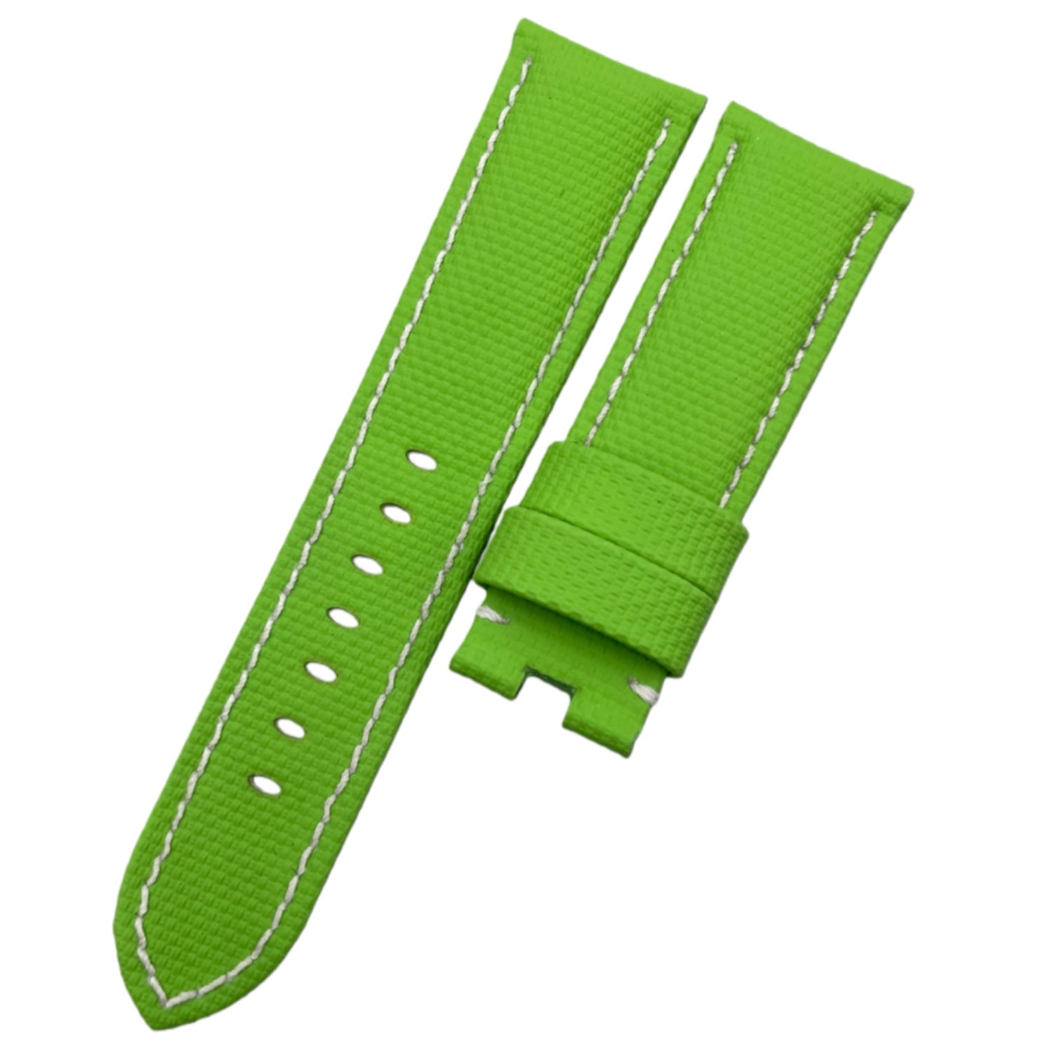 Compatible with Panerai Nylon Pattern Fluororubber Luminous Stitch Handmade Custom Strap