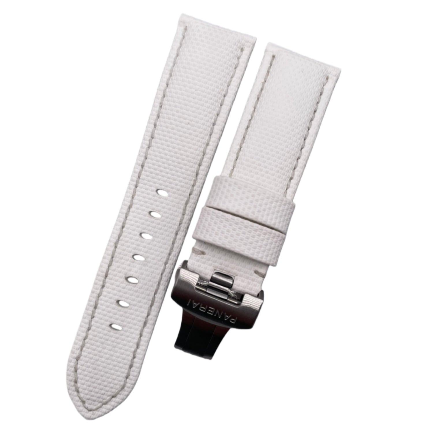 Compatible with Panerai Nylon Pattern Fluororubber Luminous Stitch Handmade Custom Strap