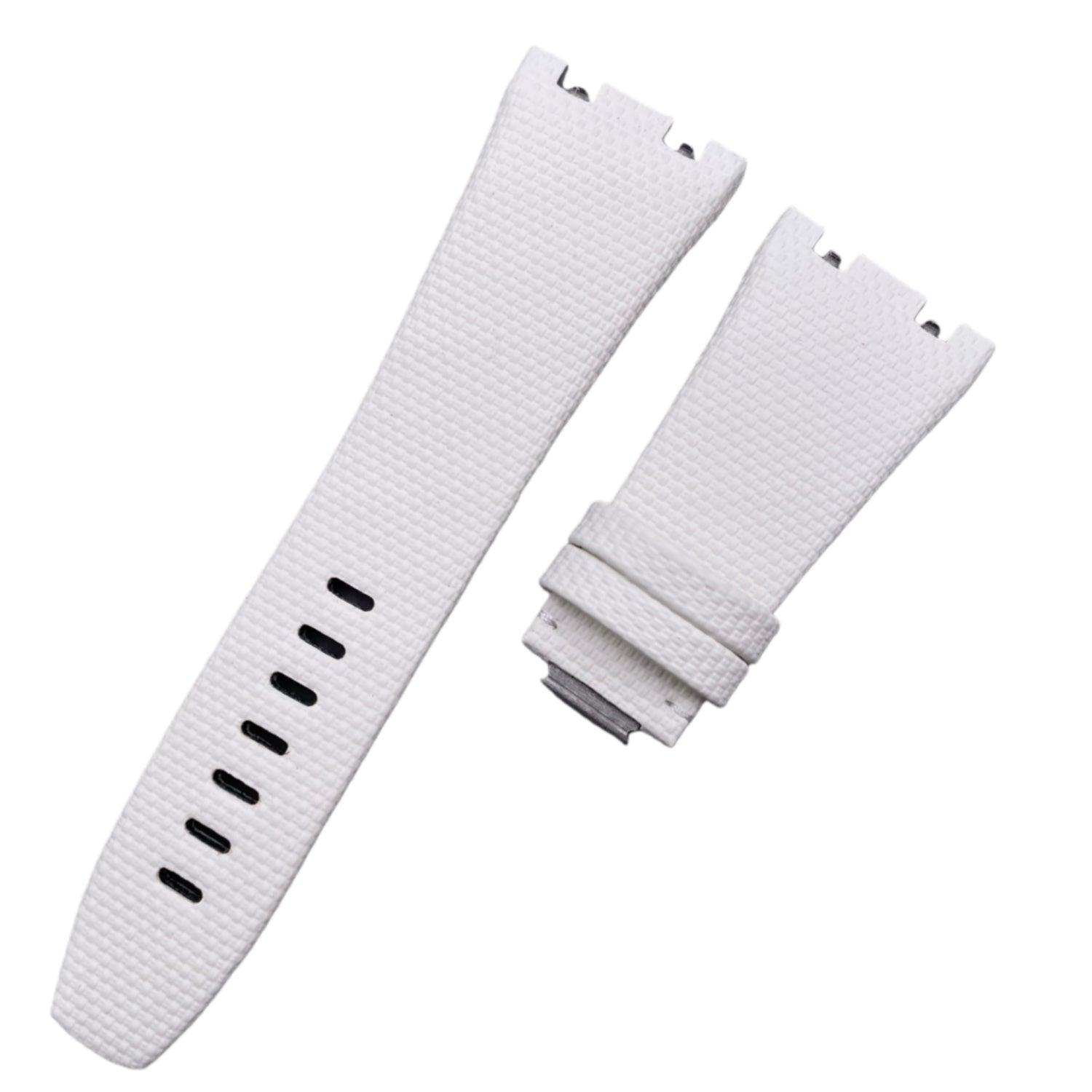 White Nylon Watch Strap for Audemars Piguet 26420 Royal Oak Offshore – Comfortable & Durable
