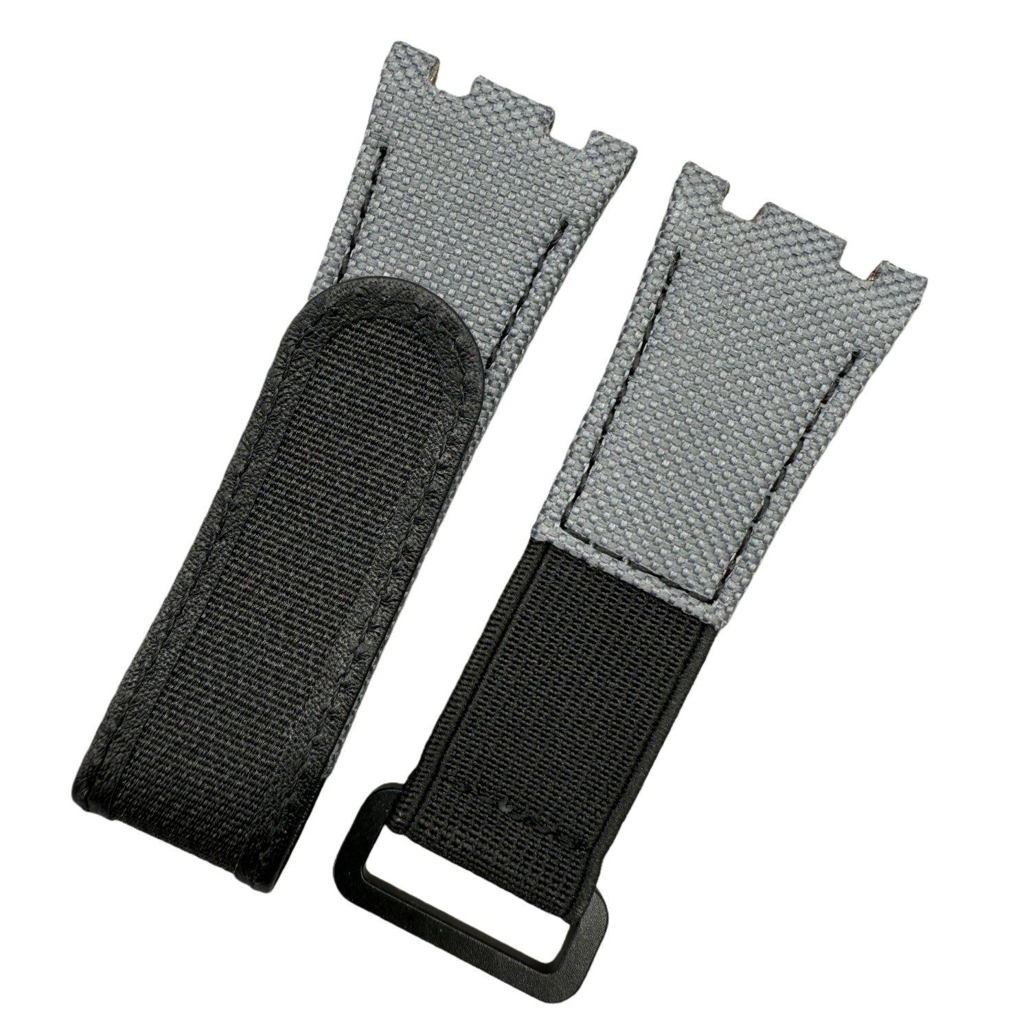 Custom Handmade Watch Strap for Richard Mille RM035 RM055 - Red Velcro Nylon Texture Fluororubber