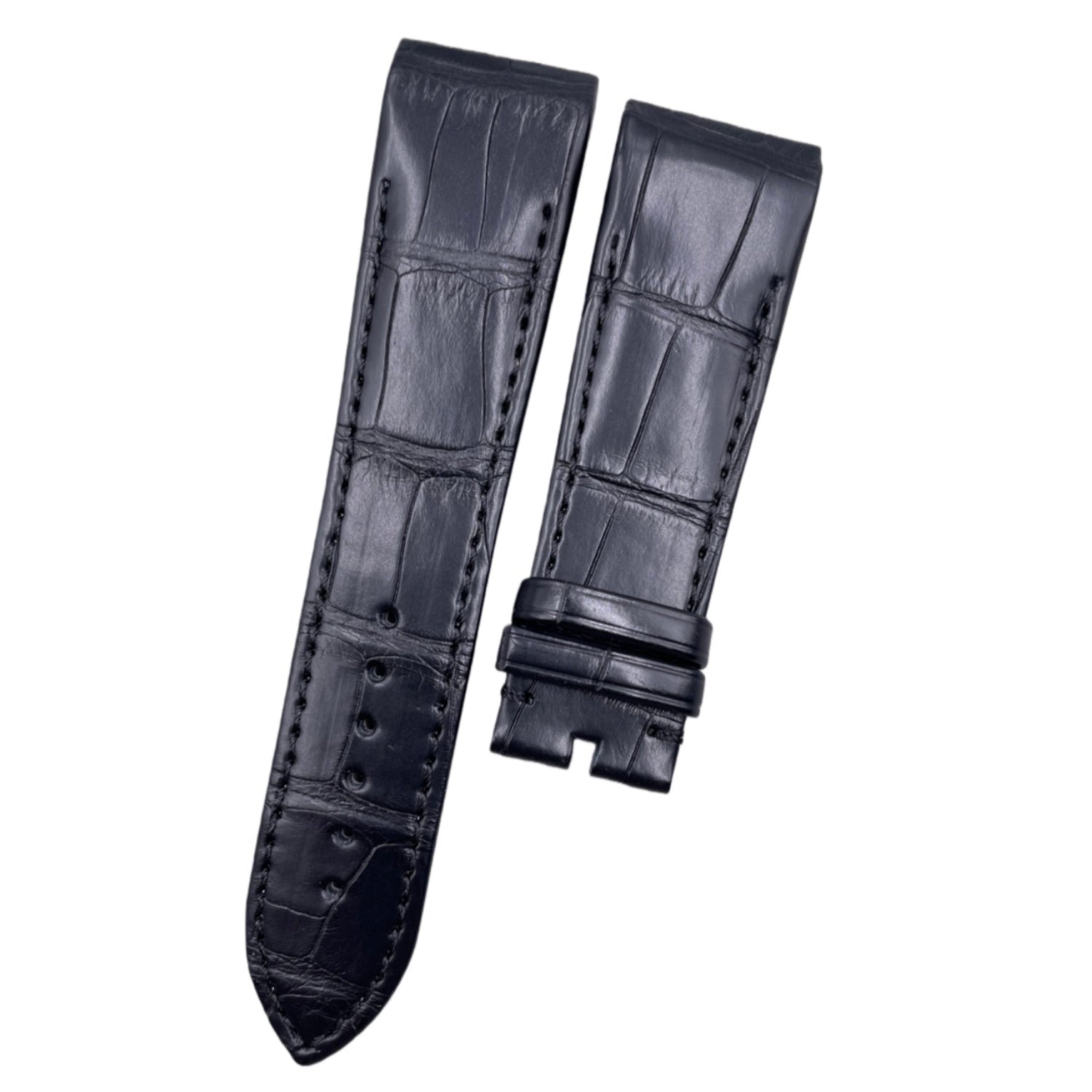 Custom Black ALLIGATOR Watch Strap for Chopard Mille Miglia 168571-3001 Series