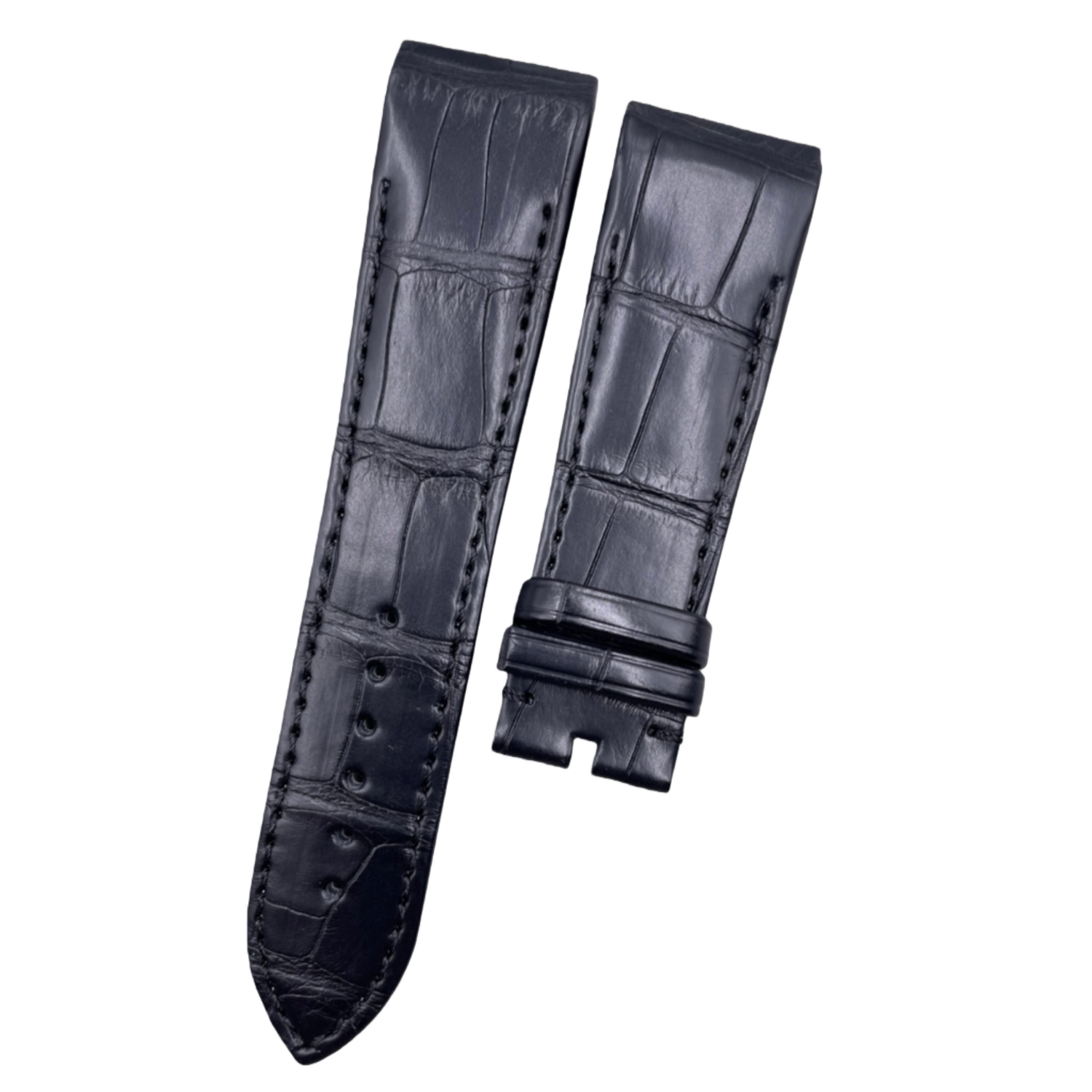 Custom Black ALLIGATOR Watch Strap for Chopard Mille Miglia 168571-3001 Series