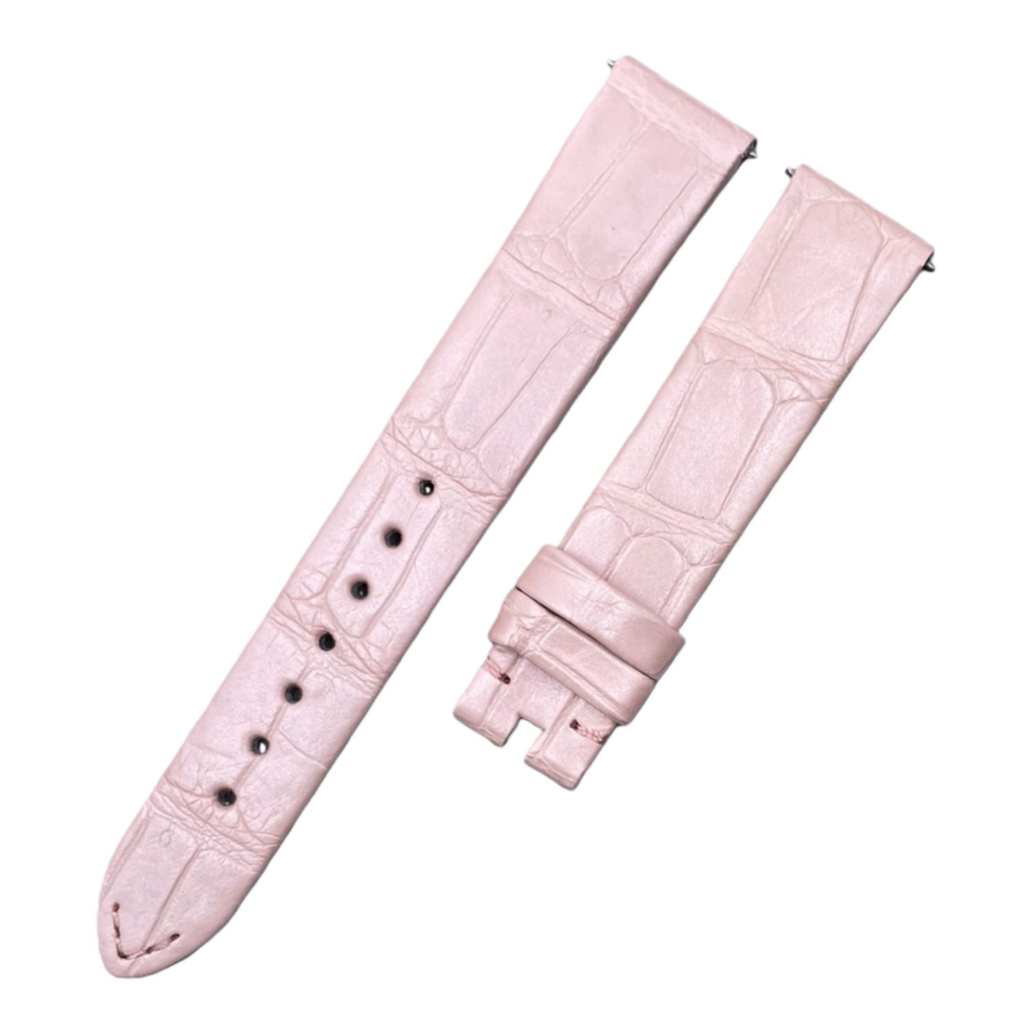 Fits Vacheron Constantin Égérie Light Pink ALLIGATOR Quick-Release Handmade Custom Watch Strap (with Old Strap Required)