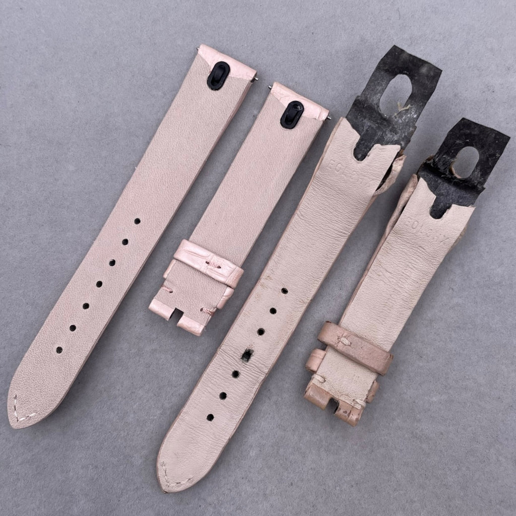Fits Vacheron Constantin Égérie Light Pink ALLIGATOR Quick-Release Handmade Custom Watch Strap (with Old Strap Required)