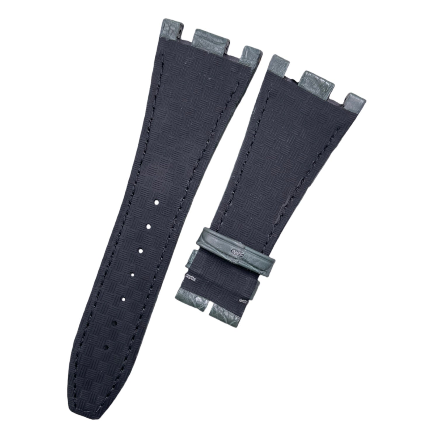 Compatible with Audemars Piguet Royal Oak, Crocodile Leather Watch Strap