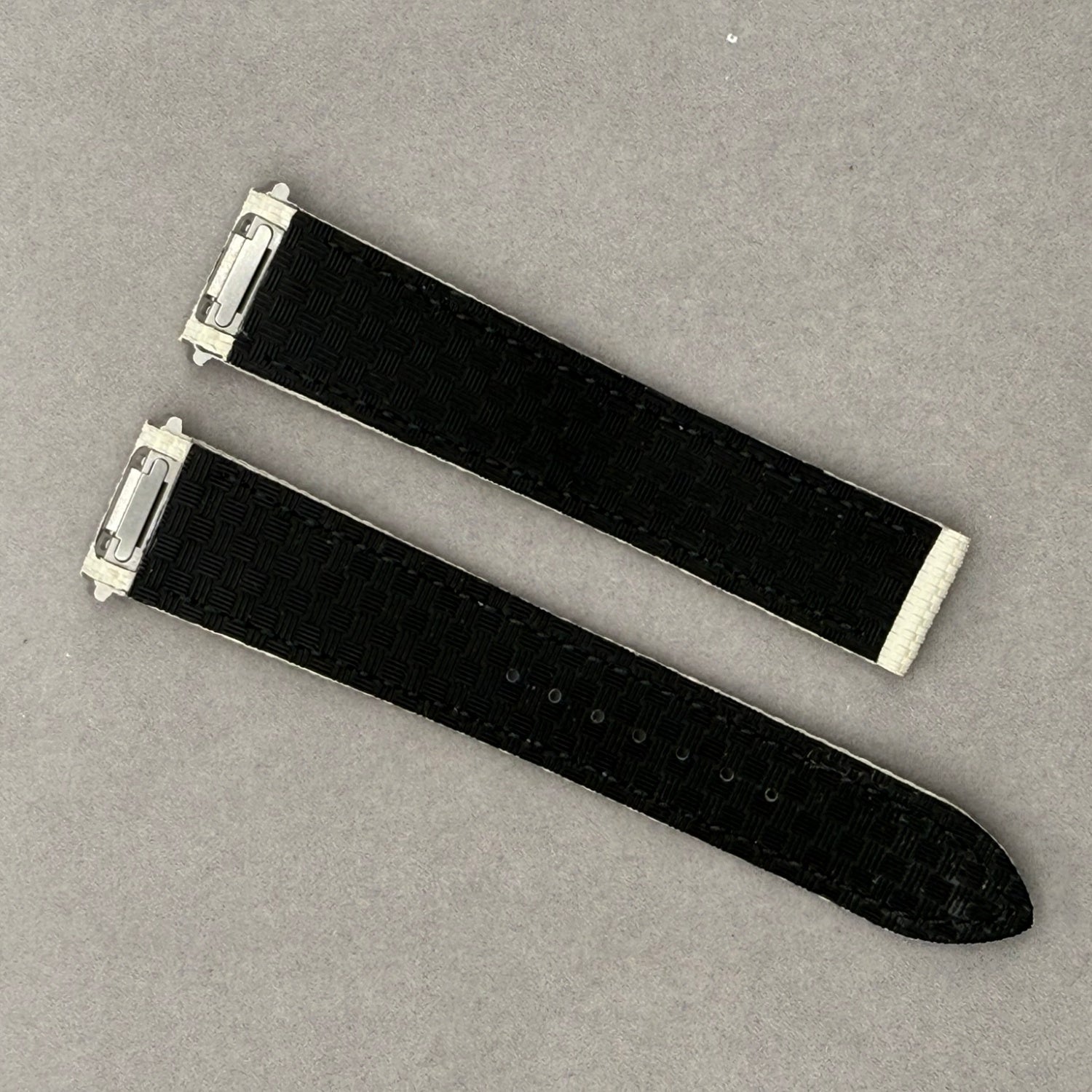 Compatible with Cartier Santos Quick-Release Rubber Strap