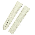 Custom Handmade Light Grey Alligator Leather Watch Strap for OMEGA Seamaster 600 Series (Model 215.32.44.21) with Deployant Clasp
