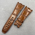 Dark Gray ALLIGATOR Leather Watch Strap for Audemars Piguet Royal Oak 15400