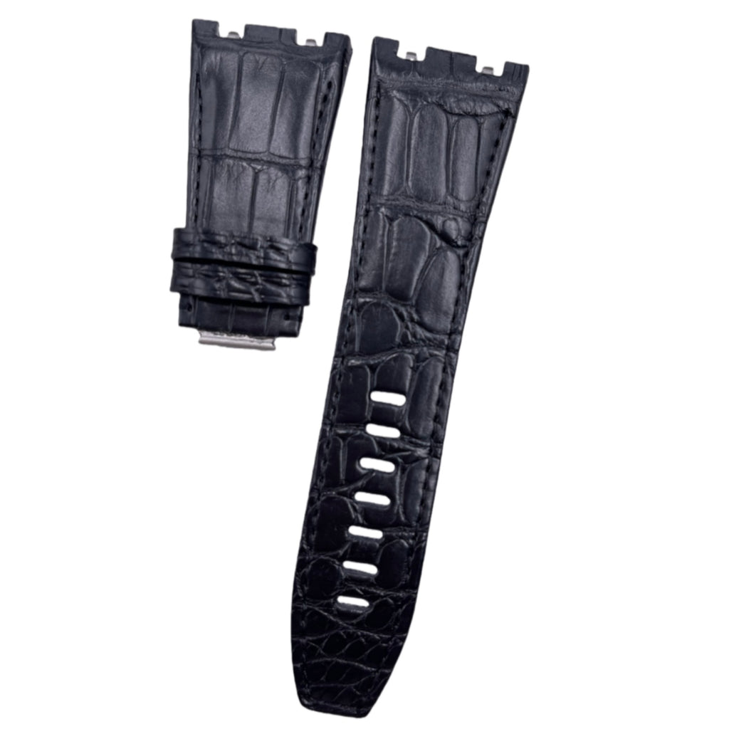 Custom Handcrafted Nylon-Textured Fluororubber Strap for Audemars Piguet Royal Oak 26420/15720 - Olive Green