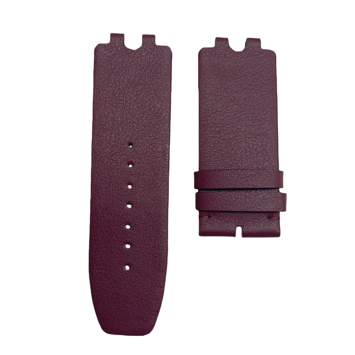Custom Handcrafted ALLIGATOR Leather Strap for LV Smart Watch - High-Gloss Blue Double-Sided Quick-Release Leather Strap