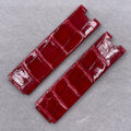 Alligator Leather Watch Strap for Piaget Limelight Gala Series G0A34136 - Custom Red Alligator Leather Strap
