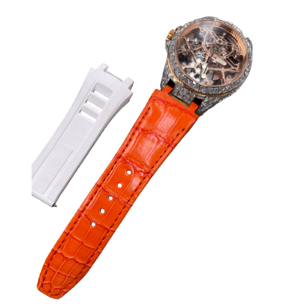 Compatible with Roger Dubuis Excalibur Series RDDBEX1031 ALLIGATOR Strap