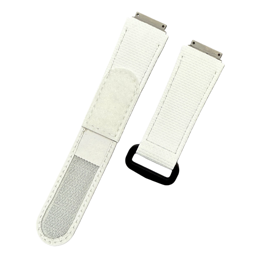 Compatible with Richard Mille RM035 & RM055 Velcro Watch Strap - White