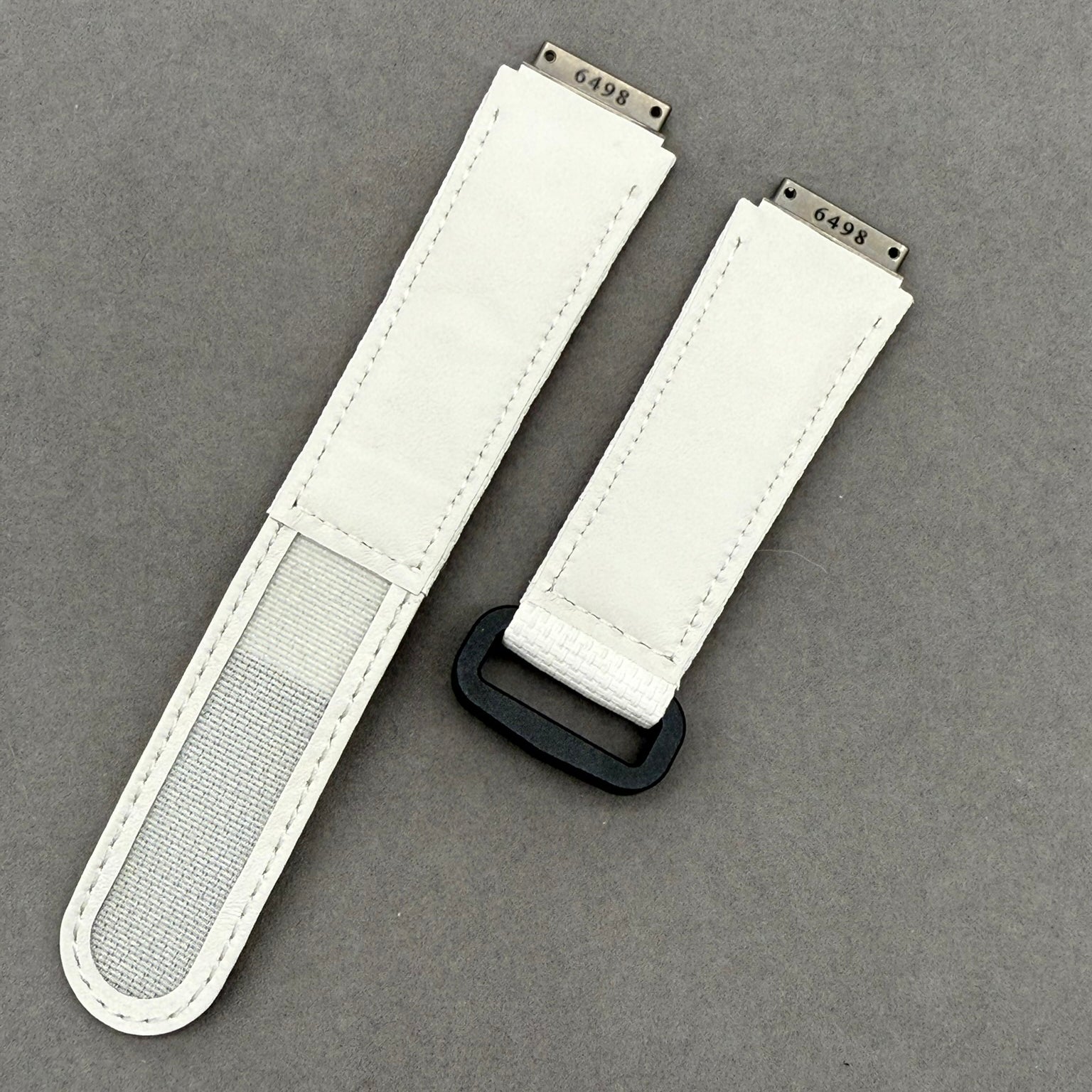 Compatible with Richard Mille RM035 & RM055 Velcro Watch Strap - White