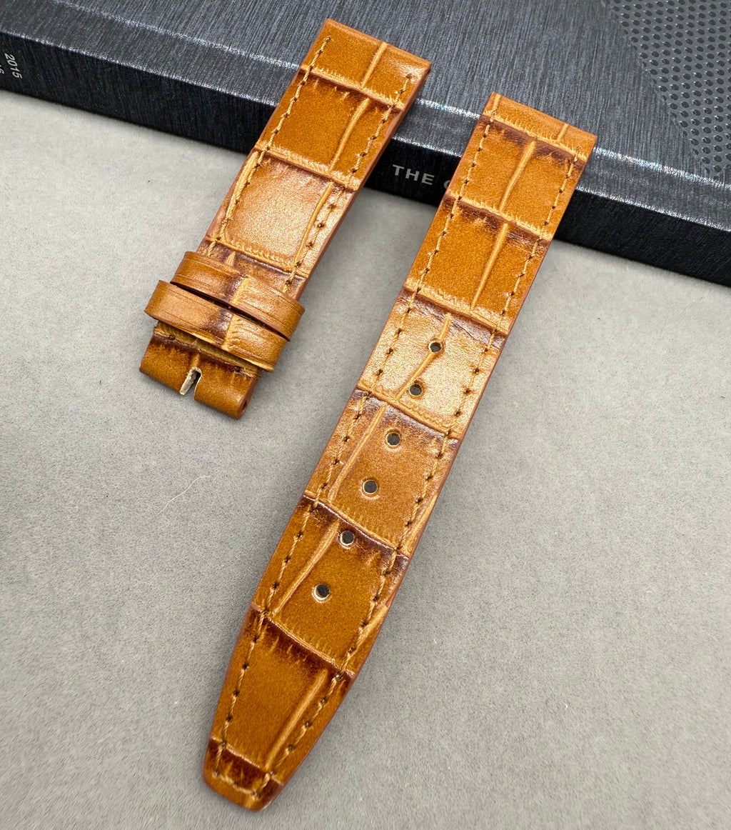Compatible with IWC Portuguese Series IW458101 18mm Genuine Leather Watch Strap