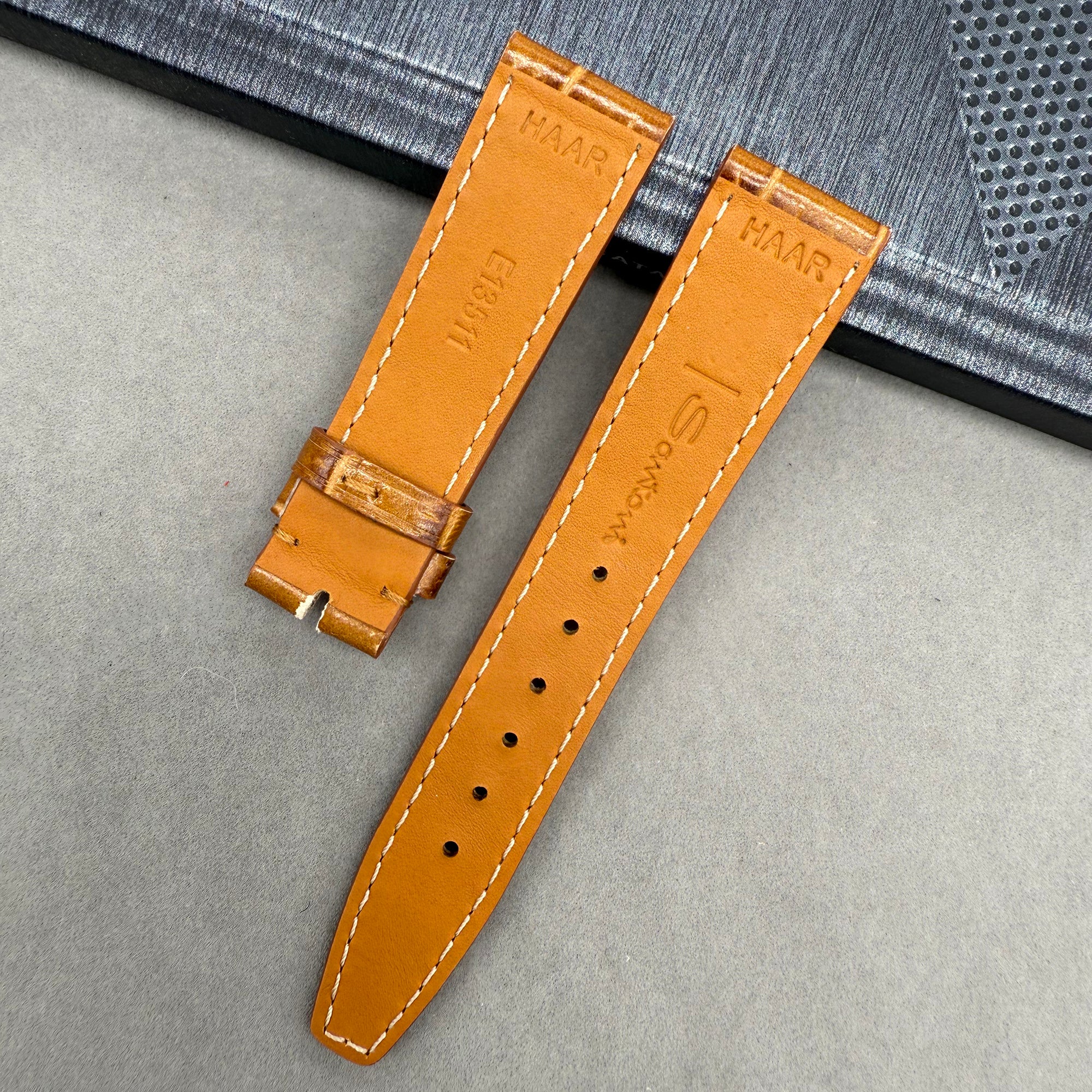Compatible with IWC Portuguese Series IW458101 18mm Genuine Leather Watch Strap
