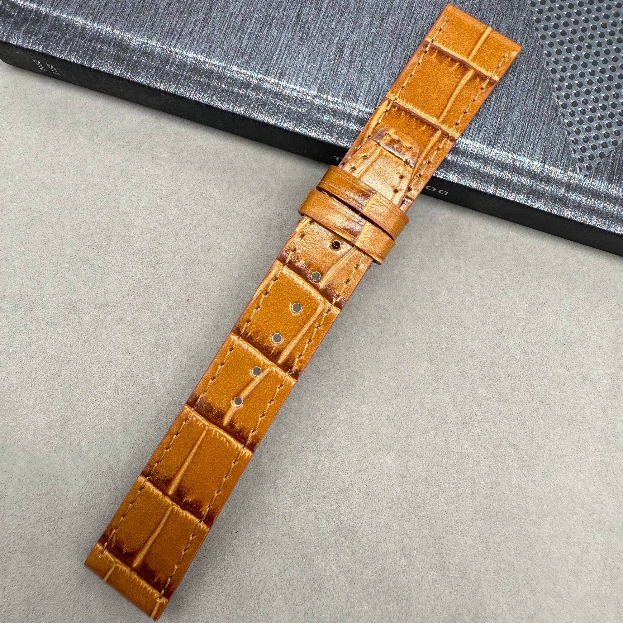 Compatible with IWC Portuguese Series IW458101 18mm Genuine Leather Watch Strap