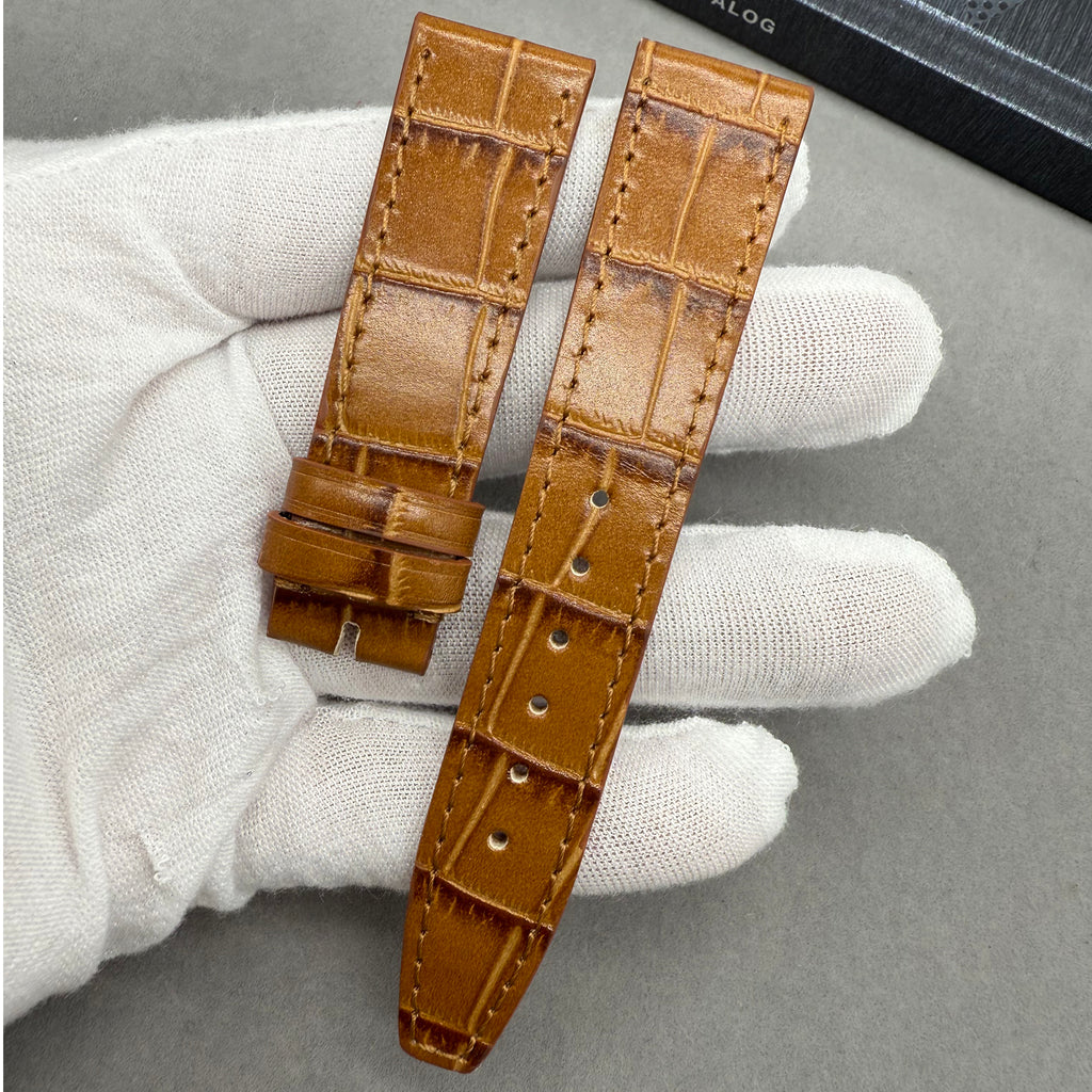 Compatible with IWC Portuguese Series IW458101 18mm Genuine Leather Watch Strap
