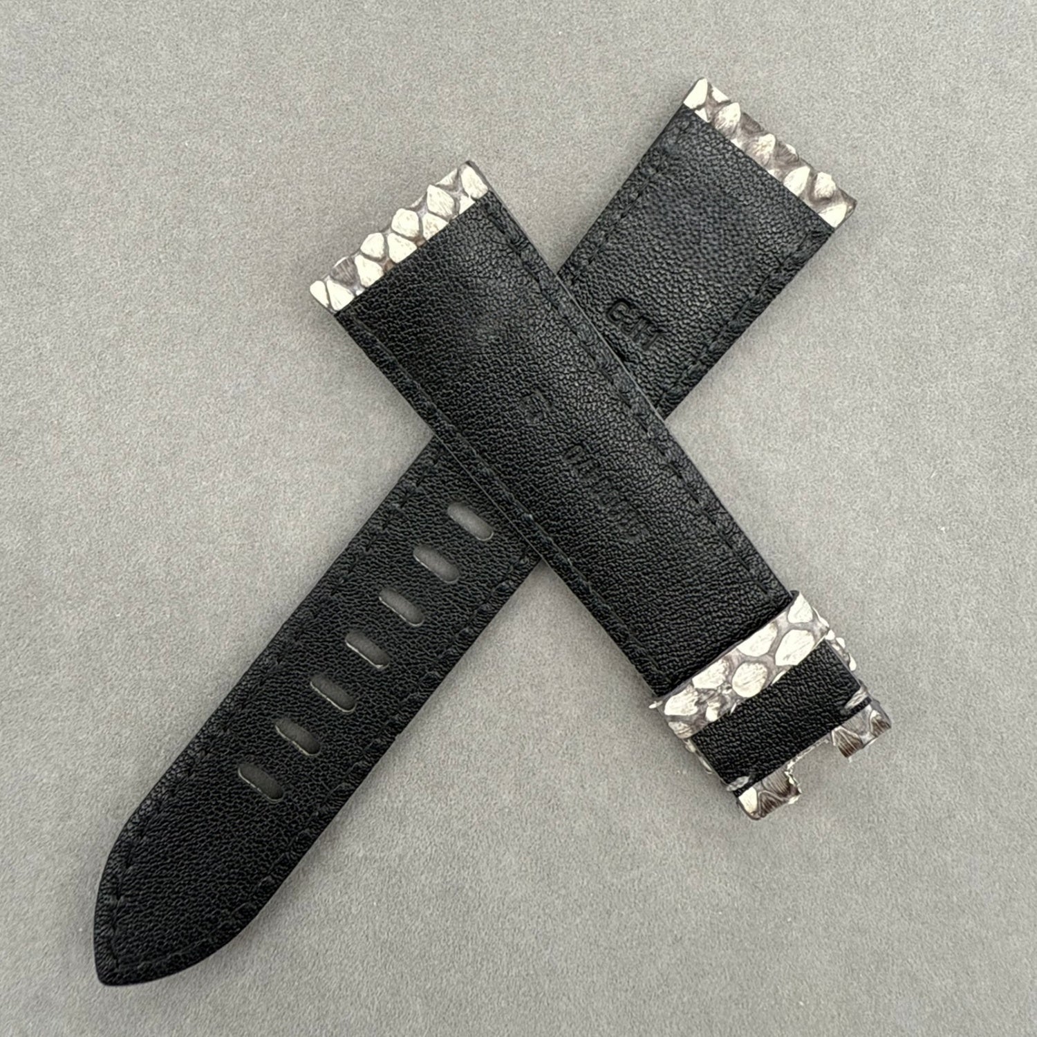Compatible with Panerai Luminor and Radiomir Himalayan Snakeskin Strap