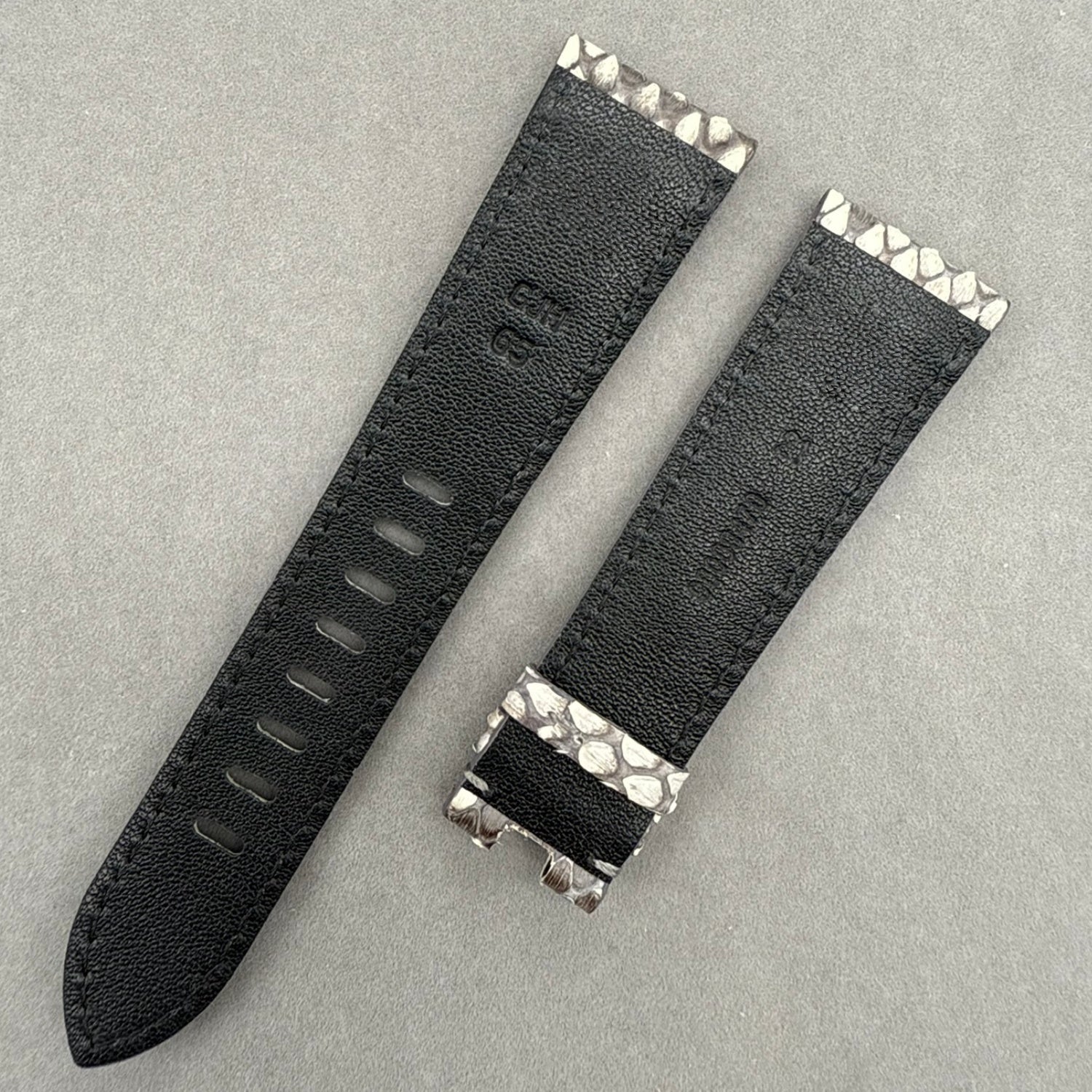 Compatible with Panerai Luminor and Radiomir Himalayan Snakeskin Strap