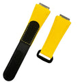 Handcrafted Custom Velcro Nylon Texture Fluororubber Watch Strap for Richard Mille RM035 & RM055 - Yellow