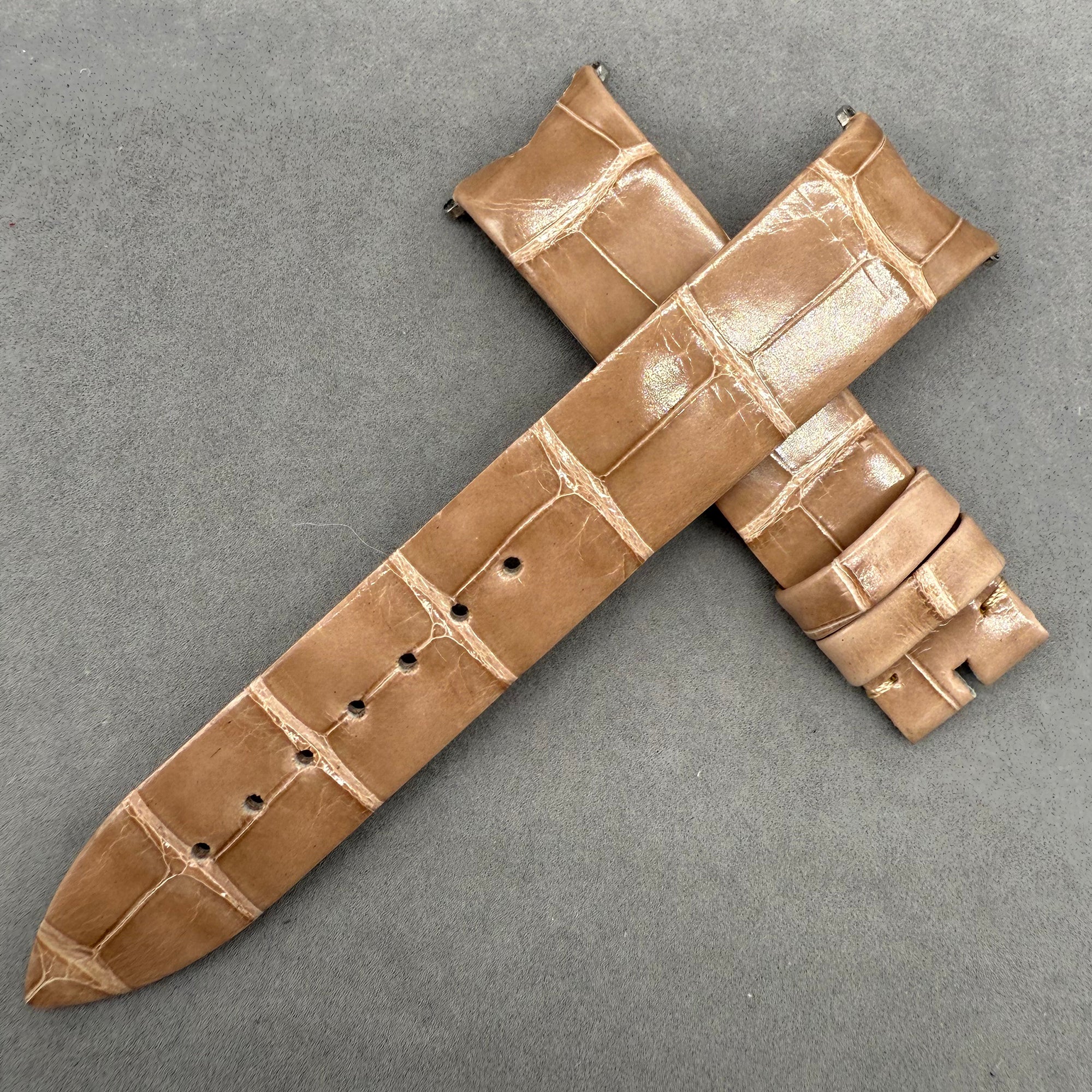 Crocodile Leather Watch Strap Compatible with Piaget LIMELIGHT GALA Series G0A38160