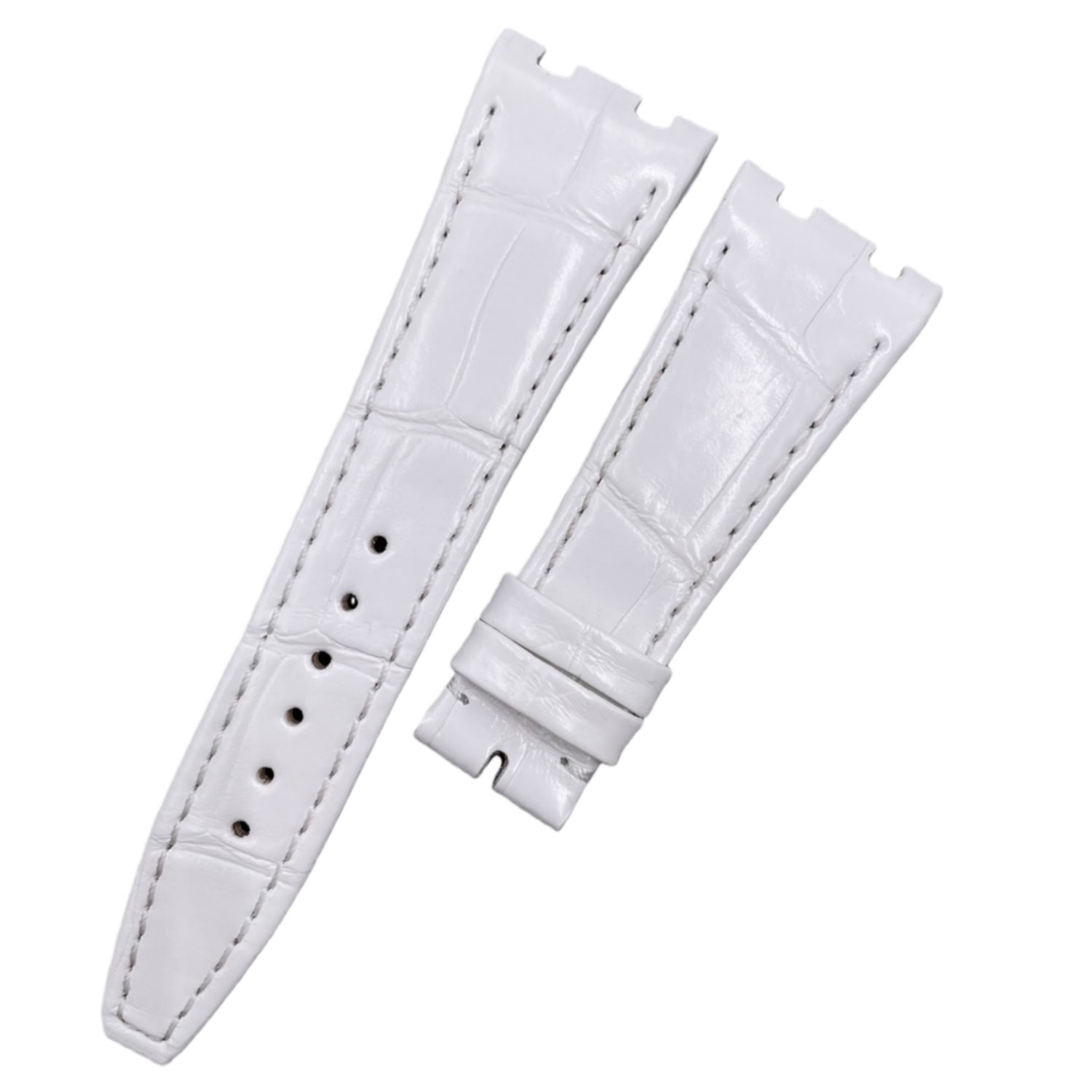 Compatible with Audemars Piguet Royal Oak, Crocodile Leather Watch Strap