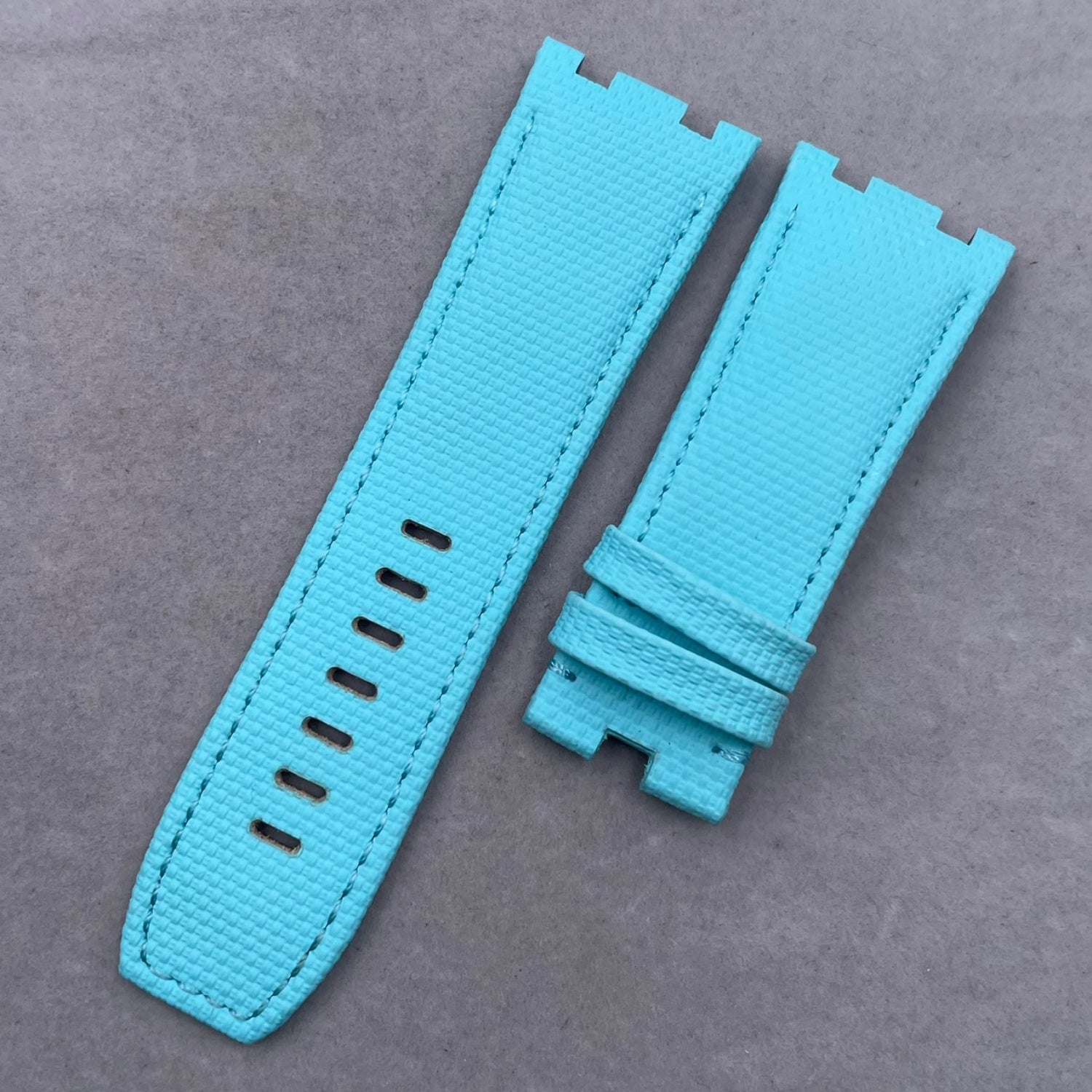 Compatible with Audemars Piguet, Tiffany Color Rubber Watch Strap