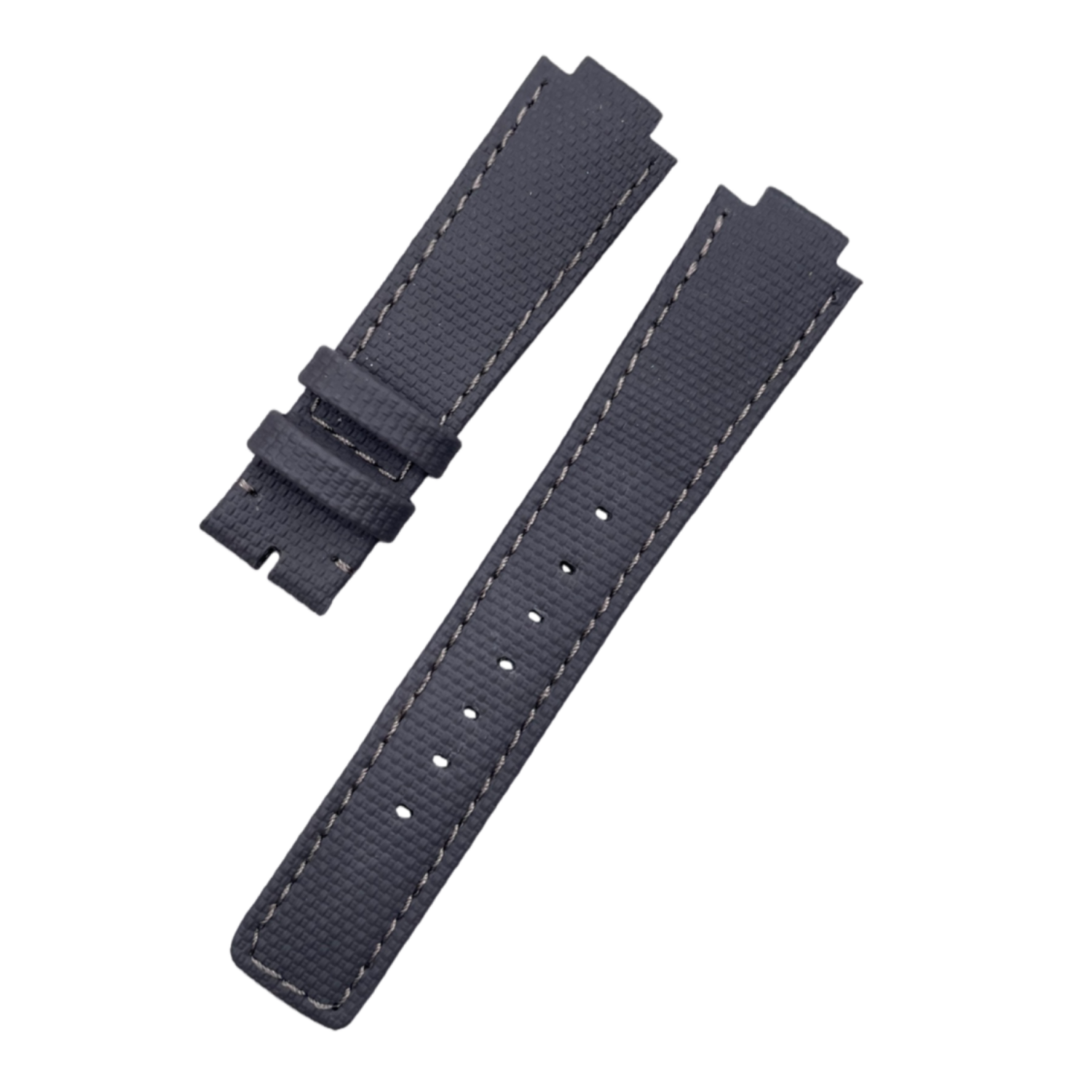 Custom Handcrafted ALLIGATOR Leather Strap for LV Smart Watch - High-Gloss Blue Double-Sided Quick-Release Leather Strap
