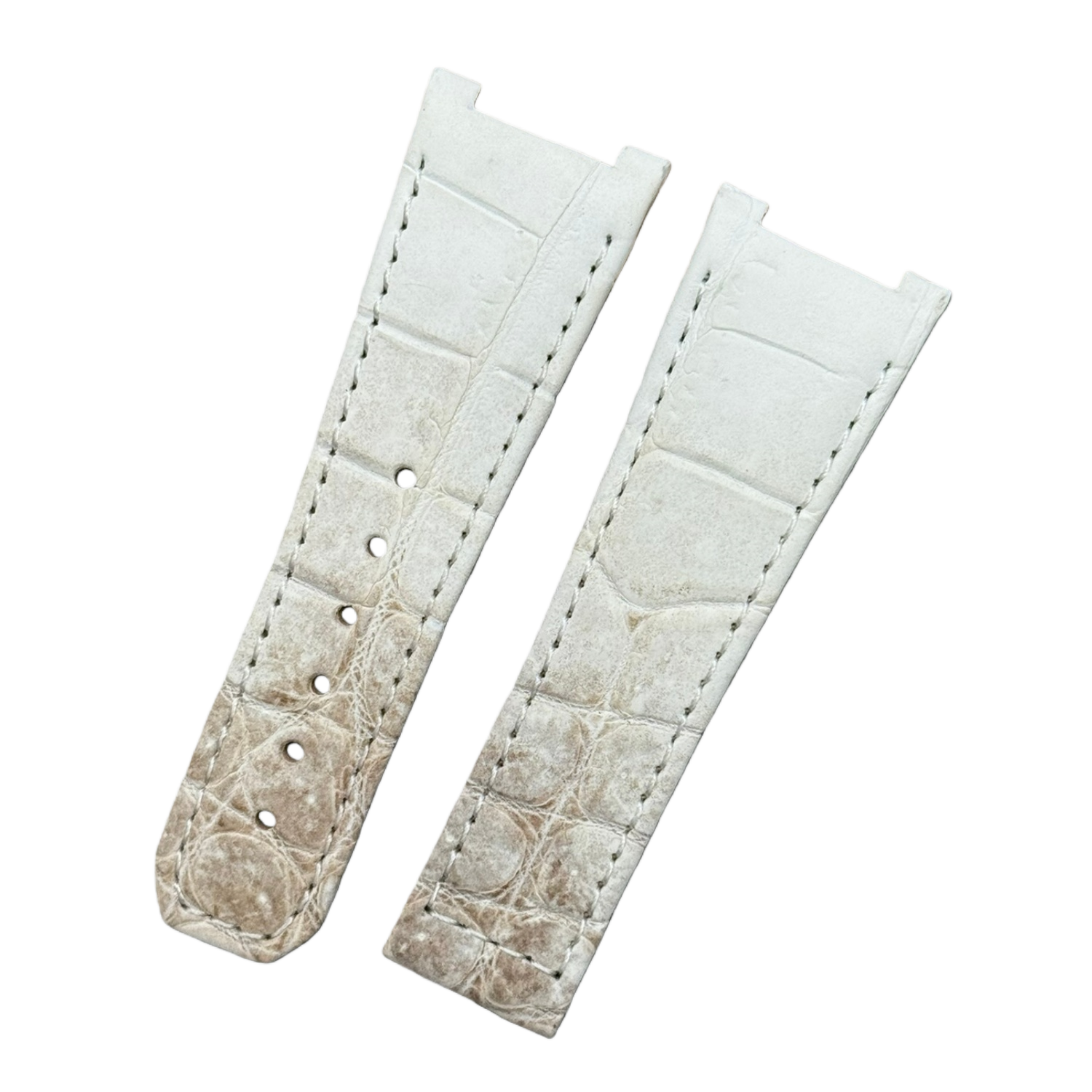 Compatible with Omega Constellation Double Eagle Manhattan Himalayan ALLIGATOR Folding Strap