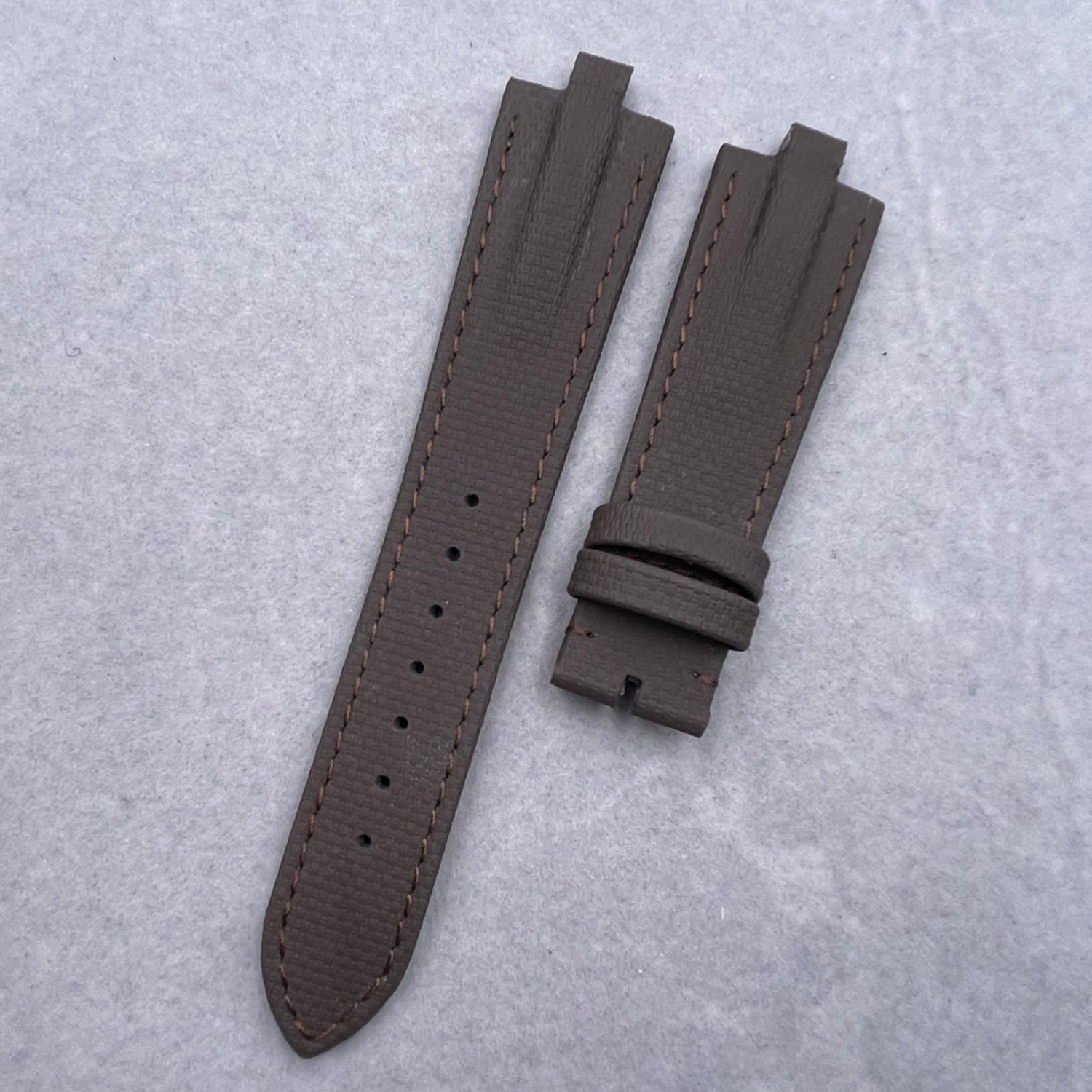 Watch Strap for BVLGARI 103383 Series - Black Nylon-Textured Rubber Strap
