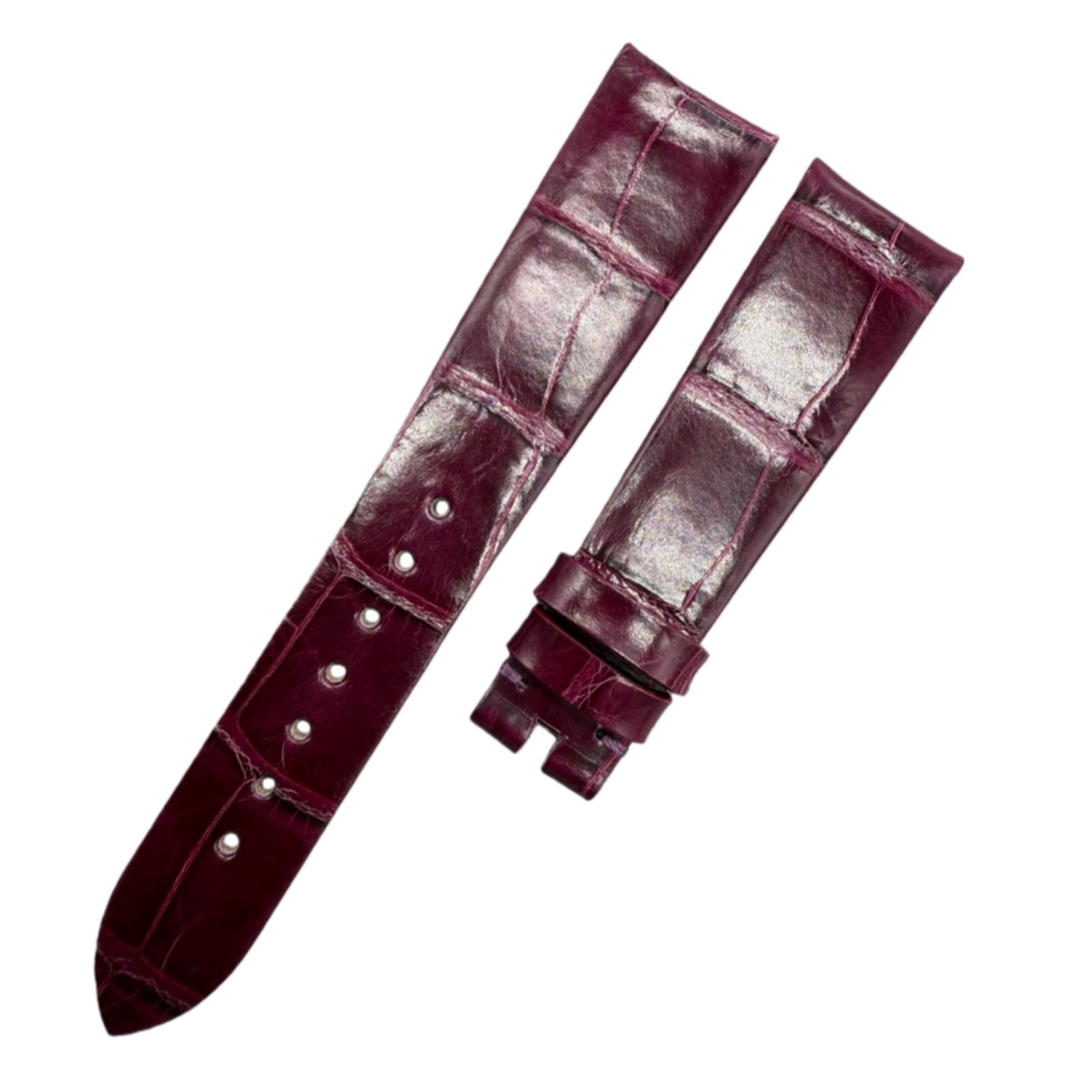 Compatible with Omega De Ville Prestige Series Ladies' 428.58.36.60 ALLIGATOR Strap