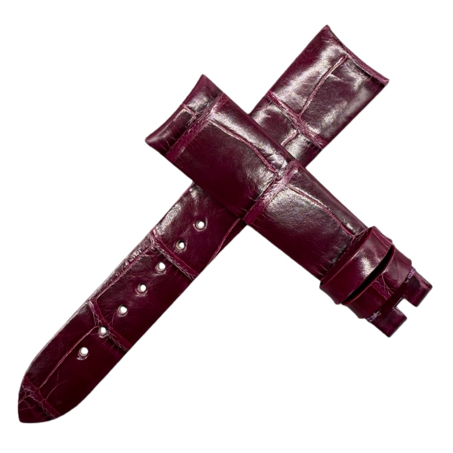 Compatible with Omega De Ville Prestige Series Ladies' 428.58.36.60 ALLIGATOR Strap
