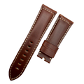 Compatible with Panerai Luminor Brown Crazy Horse Leather Handmade Custom Strap
